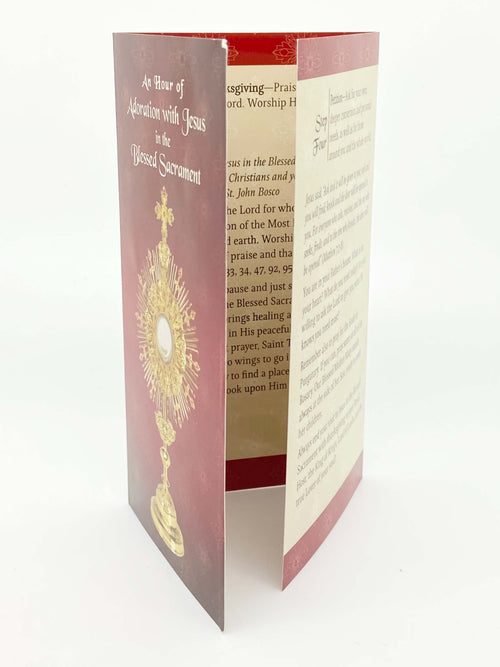 Adoration Trifold Card - Unique Catholic Gifts