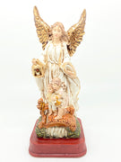 Guardian Angel Over the Bridge Statue (8 1/4") - Unique Catholic Gifts