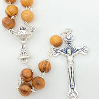 First Communion Rosary from the Holy Land (7 mm) - Unique Catholic Gifts