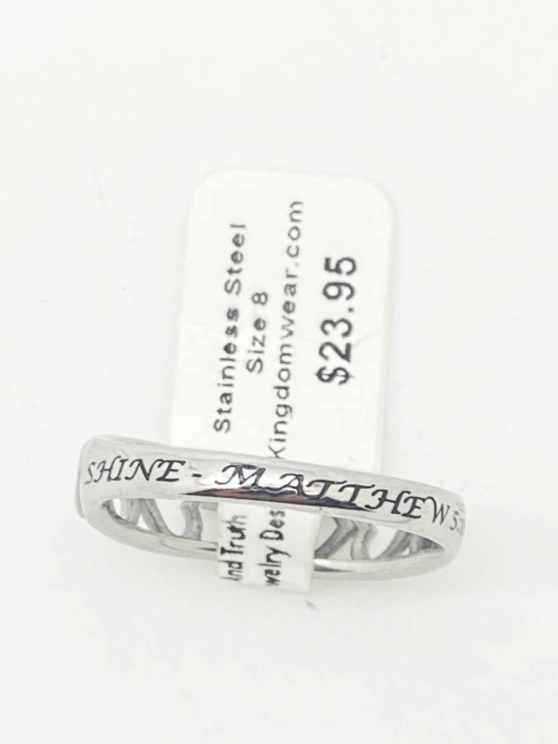 Heart Beat Ring Shine - Unique Catholic Gifts