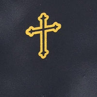 Black Leather Pyx Burse (Pouch) with string. (small) - Unique Catholic Gifts