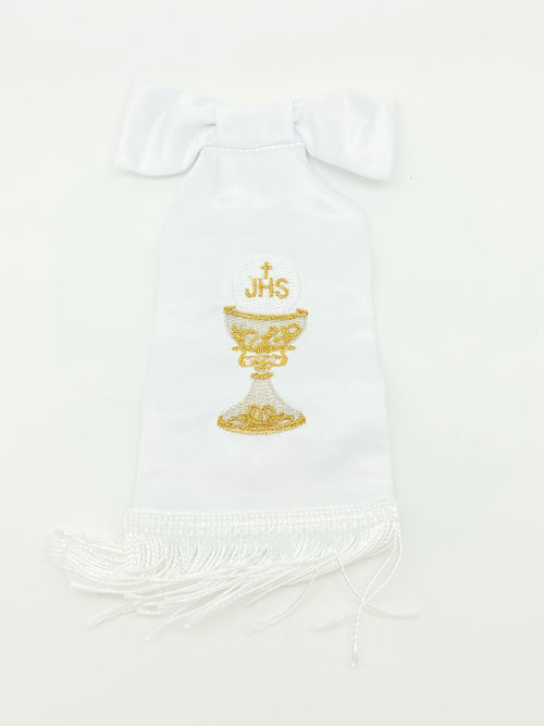 White First Communion Armband - Unique Catholic Gifts