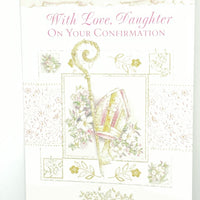With Love, Daughter on Your Confirmation Day Greeting Card - Unique Catholic Gifts