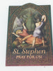 St. Stephen Holy Card (embossed) - Unique Catholic Gifts