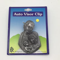 Holy Family Auto Visor Clip - Unique Catholic Gifts