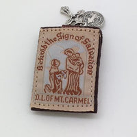 Traditional Brown Scapular with Benedict Medal and Crucifix - Unique Catholic Gifts
