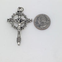 Crown of Thorn Crucifix  2 1/4" - Unique Catholic Gifts