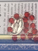 Infant of Prague Deluxe Chaplet with Red Glass Beads - Unique Catholic Gifts