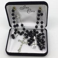 Black Onyx Rosary (6mm) - Unique Catholic Gifts