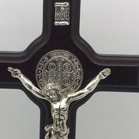 Saint Benedict Standing Crucifix (9") - Unique Catholic Gifts