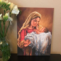 "God's Loving Touch" Canvas Print 10" X 14 3/4" - Unique Catholic Gifts