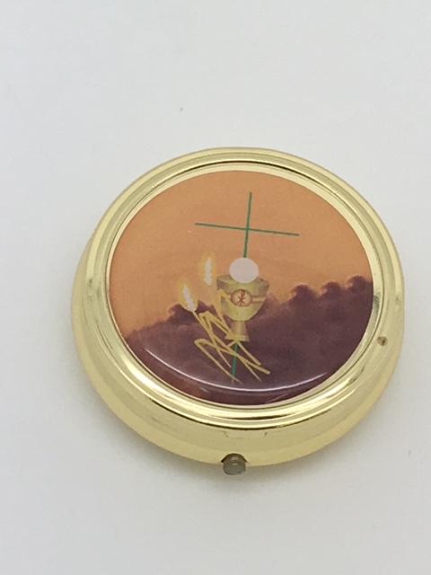 Holy Eucharist Pyx ( 2") - Unique Catholic Gifts