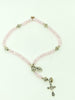 Rose Water Pink Crystal Wrist Rosary - Unique Catholic Gifts