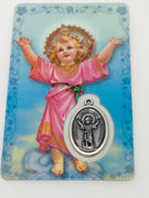 Divine Child Holy Card with Medal - Unique Catholic Gifts