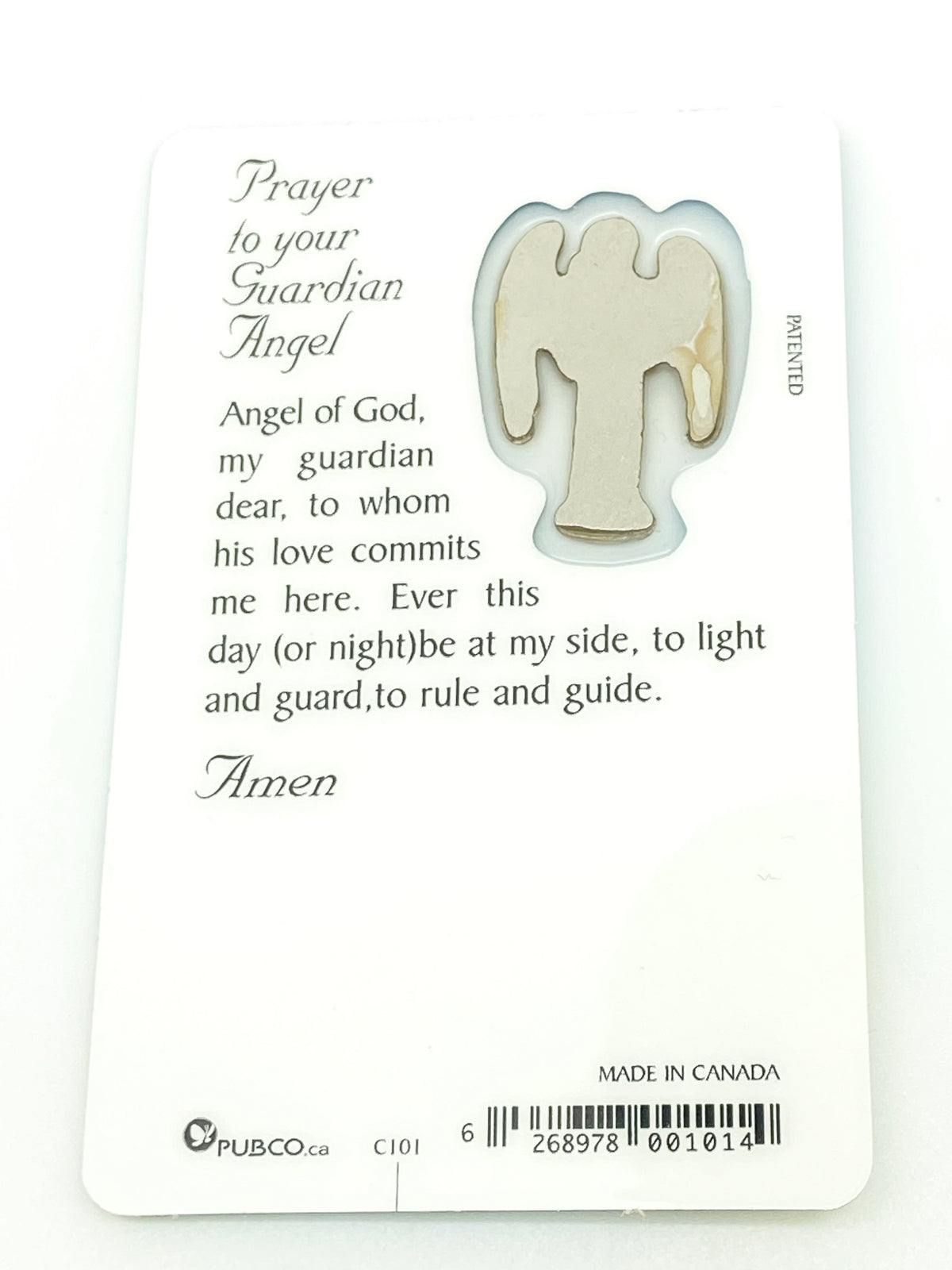 Guardian Angel Holy Card with Medal - Unique Catholic Gifts