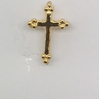 Petite Cross Pin (gold plated) - Unique Catholic Gifts
