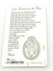 Our Lady of Guadalupe Holy Card with Medal - Unique Catholic Gifts