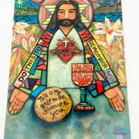 Sacred Heart of Jesus Prayer Card - Unique Catholic Gifts