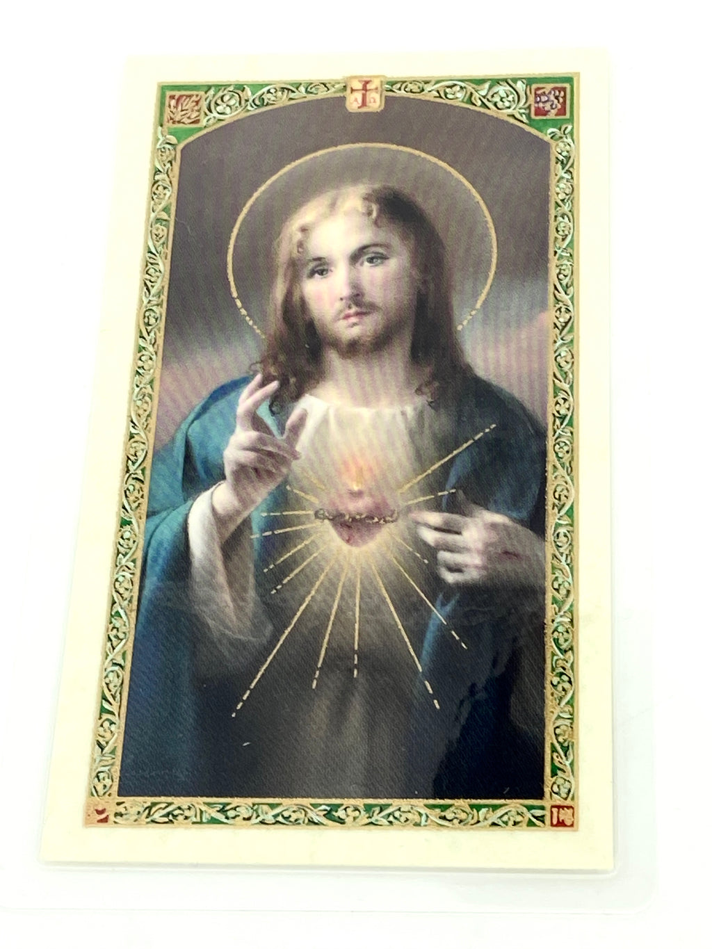Healing Prayer at Bedtime Laminated Holy Card (Plastic Covered) - Unique Catholic Gifts
