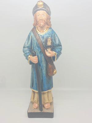 St. James Hand Painted Statue Blue (13