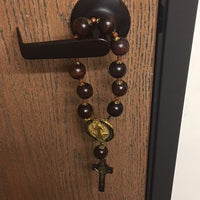 St Benedict Door Hand Medal and Crucifix - Unique Catholic Gifts