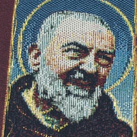 St. Padre Pio Embroidered Rosary Pouch - Unique Catholic Gifts