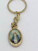Lady of Grace Miraculous Medal Key Chain - Unique Catholic Gifts