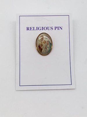 Holy Family Pin 3/4" - Unique Catholic Gifts