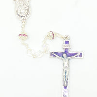 Amethyst Czech Crystal Rosary 5 mm - Unique Catholic Gifts