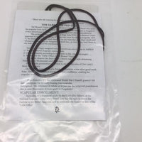 Brown Scapular Wool with Pamphlet. - Unique Catholic Gifts