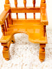 Wood Chair for Baby Jesus,  Dia de la Candelaria 10 1/2" - Unique Catholic Gifts
