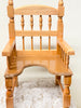 Wood Chair for Baby Jesus,  Dia de la Candelaria 14" - Unique Catholic Gifts