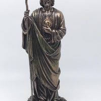 St. Jude Bronze Statue (8 1/4") - Unique Catholic Gifts