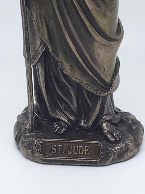 St. Jude Bronze Statue (8 1/4") - Unique Catholic Gifts
