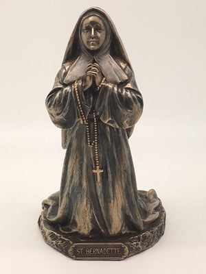 Saint Bernadette Soubirous Bronze Statue (6 1/4