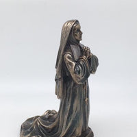 Saint Bernadette Soubirous Bronze Statue (6 1/4") - Unique Catholic Gifts