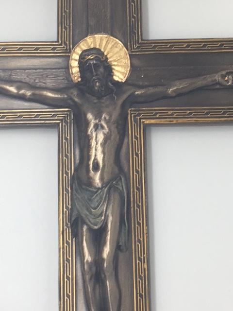 Byzantine Crucifix  Wall Plaque (17") - Unique Catholic Gifts