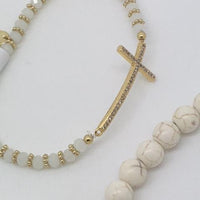 Assorted Christian Bracelets (Light Colors)(7" Stretch) - Unique Catholic Gifts