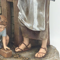 St Joseph Carpenter Statue with Boy Jesus Statue 12 3/4" - Unique Catholic Gifts