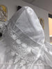 Baptismal Dress with Fancy Lace Edge White (Large) - Unique Catholic Gifts
