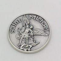 St. Michael the Archangel (Invincible Armor) Italian Pocket Token Coin - Unique Catholic Gifts