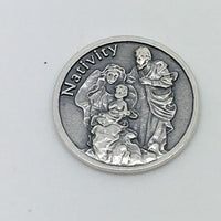 Christmas Nativity Pocket Token Coin - Unique Catholic Gifts