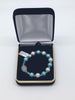 Fine Aqua Drops Children's Rosary  Bracelet - Unique Catholic Gifts