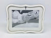 White Baptism Frame 8" (holds 4 x 6") - Unique Catholic Gifts