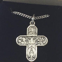 Sterling Silver 5-Way Cross 3/4" - Unique Catholic Gifts
