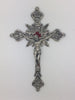Silver Wall Crucifix (8") - Unique Catholic Gifts