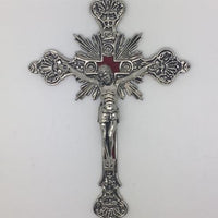 Silver Wall Crucifix (12") - Unique Catholic Gifts