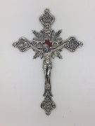 Silver Wall Crucifix (12") - Unique Catholic Gifts