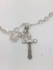 Clear Crystal Cut and Capped Rosary - Unique Catholic Gifts