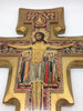 San Damiano Crucifix with Gold Trim 11" - Unique Catholic Gifts